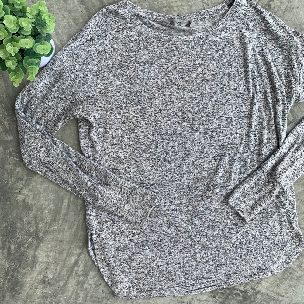 Gray Athleta Thumbhole Sweater